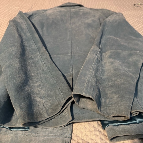 Women's Vintage Blue Double-Breasted Pea Coat | Very Good Condition - Picture 11 of 12